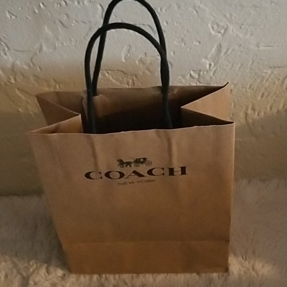 Coach brown paper bag - Picture 5 of 7